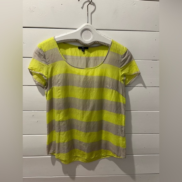Striped Sheer Blouse – GAP – Size S - Picture 1 of 7